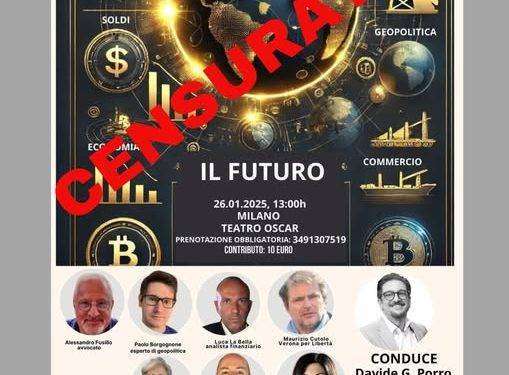“Ucraina e Sinistra censurano il convegno: Il Futuro”