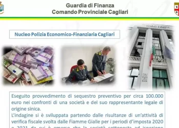 Fatture finte, sequestrati beni per 100mila euro a Cagliari