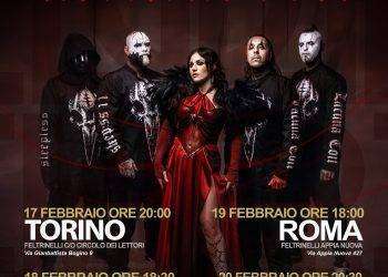 Instore Tour dei Lacuna Coil: incontro e firmacopie del nuovo album Sleepless Empire
