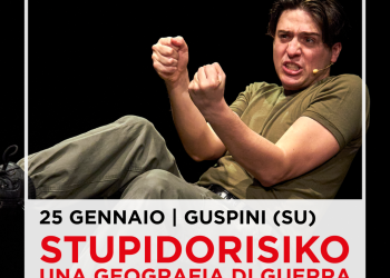 Stupidorisiko – Una geografia di guerra in scena a Guspini il 25 gennaio