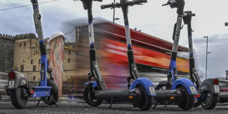Noleggi monopattini -30%, a rischio 4.200 posti di lavoro