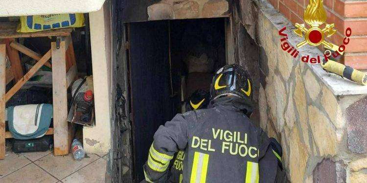 In fiamme cantina in una abitazione a Selargius