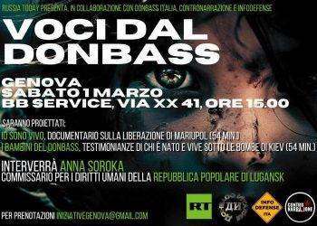 “Voci dal Donbass”: proiezione a Genova