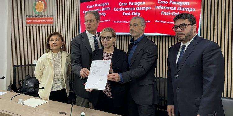 Paragon e giornalisti, Fnsi e Ordine presentano denuncia contro ignoti alla procura di Roma