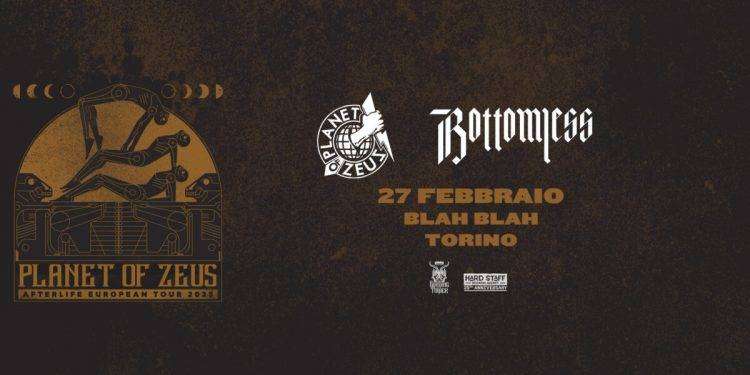 Planet of Zeus, unica data italiana con i Bottomless a Torino
