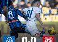 Il Cagliari ferma l’Atalanta stanca per la Champions