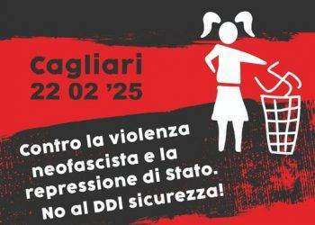 Cagliari, sabato 22 febbraio corteo antifascista: tensione in città nelle ultime settimane