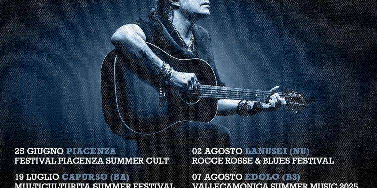 Cristiano De André torna nell’estate 2025 con ‘De André canta De André”: tre date in Sardegna