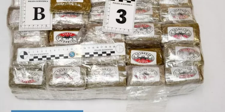 Droga per 400mila euro in una buca nelle campagne di Cabras