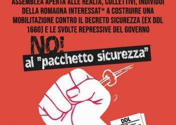 ForlÌ: assemblea aperta per costruire una mobilitazione contro il pacchetto sicurezza