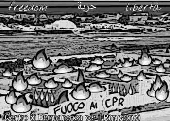 Presidio contro il Cpr di Bari-Palese