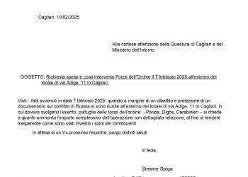 Proiezioni Russia Today, censura della Questura di Cagliari: chiediamo i costi dell’operazione di polizia