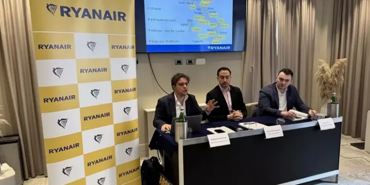 Ryanair a Regione Sardegna, ‘abolite la tassa municipale’