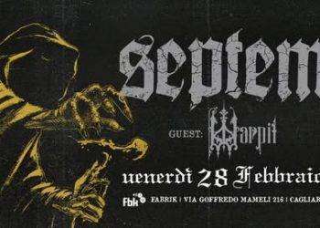 Gli spezzini Septem in concerto a Cagliari il 28 febbraio