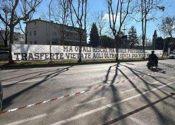 Divieto trasferta per gli ultras cagliaritani: solidarietà dagli atalantini