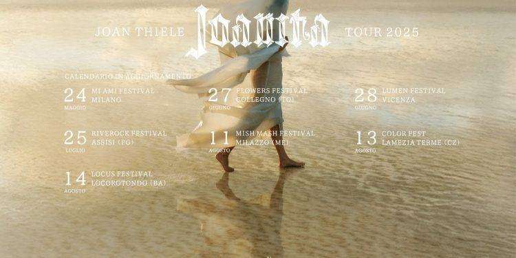 Joan Thiele in tour in Italia