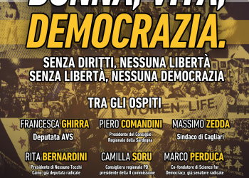 “Donna, vita, democrazia”: sabato 5 aprile, a Cagliari, il Congresso Radicale Sardo 2025
