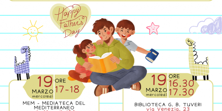 Cagliari, papà in Biblioteca: creatività e giochi per i più piccoli per la festa del 19 marzo