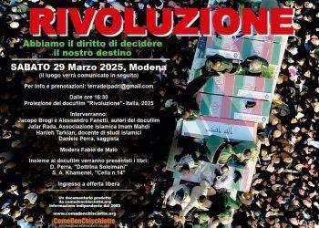 Il 29 marzo a Modena proiezione di “Rivoluzione”, il documentario girato in Iran da Come Don Chisciotte