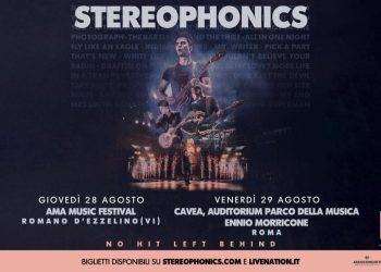 Stereophonics: due concerti in Italia ad agosto