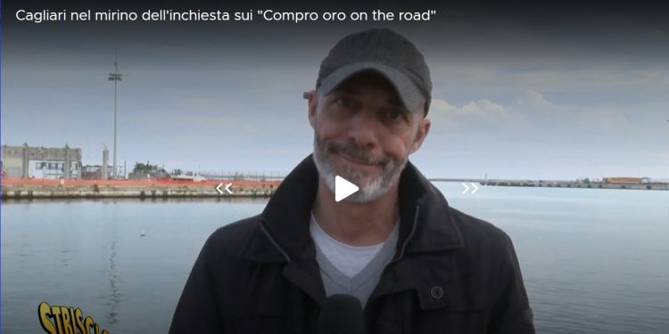 Striscia La Notizia smaschera a Cagliari i “Compro oro on the road”