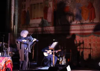 Branduardi ad Assisi per la data zero del tour Il Cantico