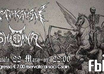 Deathcrush e Shardana in concerto a Cagliari, appuntamento il 22 marzo al Fabrik