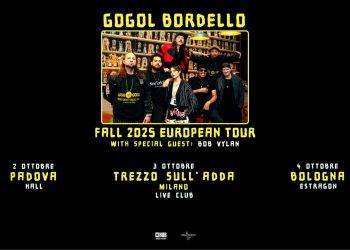 I Gogol Bordello annunciano tre date in Italia ad ottobre 2025