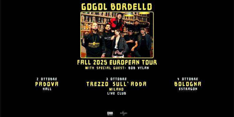 I Gogol Bordello annunciano tre date in Italia ad ottobre 2025