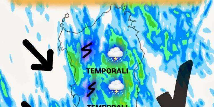 Maltempo, pomeriggio con rovesci e temporali sulla Sardegna