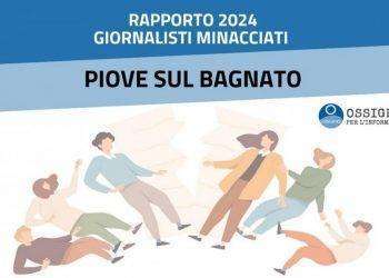 Cronisti minacciati, Ossigeno per l’Informazione: «516 casi in Italia nel 2024»