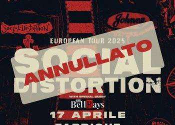 Musica, annullato il tour europeo dei Social Distortion