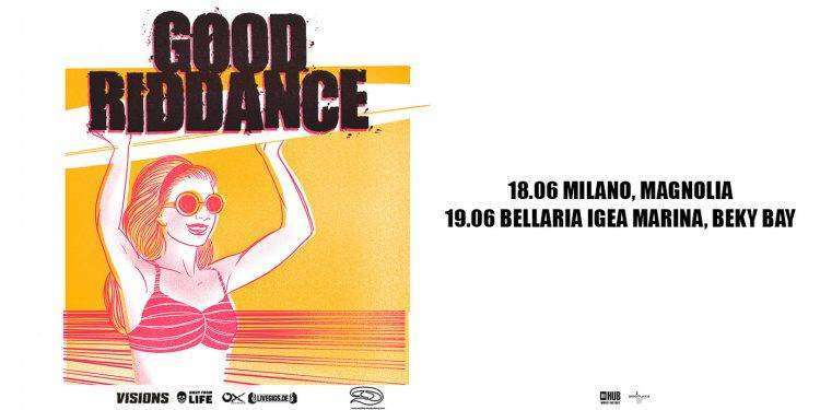 I Good Riddance in concerto in Italia