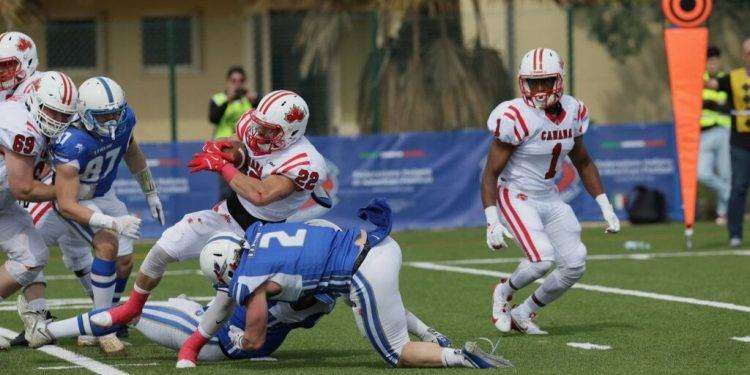 A Cagliari vince il Canada ma è una festa per il football