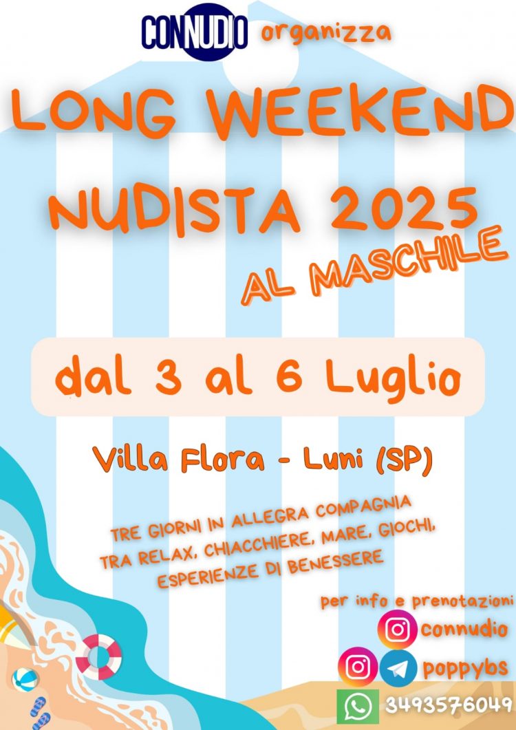 Eventi naturisti in Lombardia, ecco gli eventi dell’associazione Connudio