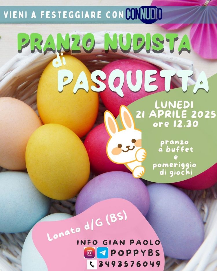 Eventi naturisti in Lombardia, ecco gli eventi dell’associazione Connudio