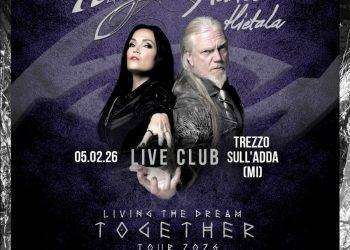 Tarja e Marko Hietala: una data a Trezzo sull’Adda a febbraio 2026