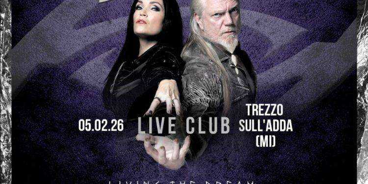 Tarja e Marko Hietala: una data a Trezzo sull’Adda a febbraio 2026