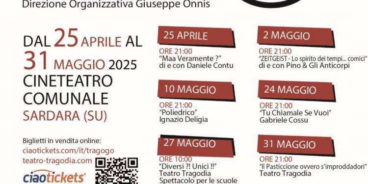 Tragogò, il Festival della Risata dal 25 aprile al 31 maggio al Cine/Teatro Comunale di Sardara