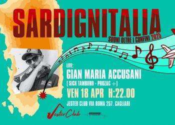 Gian Maria Accusani a Cagliari, appuntamento venerdì 18 aprile