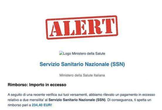 Allerta in rete della Polizia Postale per le false e-mail a nome del Ministero della Salute