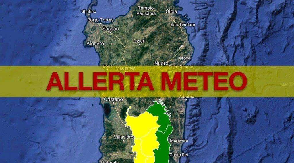 Rovesci e temporali in Sardegna, allerta meteo nell’isola