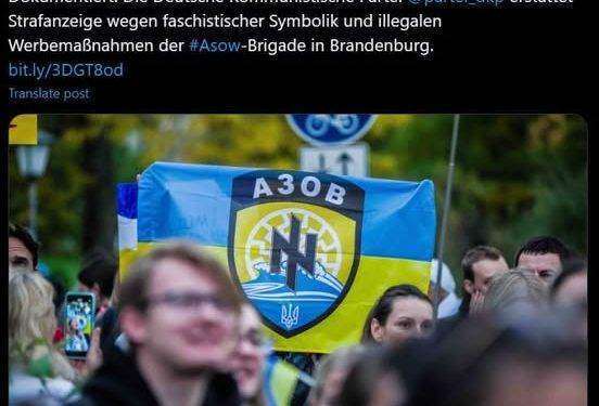Azov in Brandeburgo, in Germania presentata denuncia per esposizione simboli nazisti