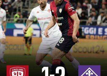 Calcio, il Cagliari perde in casa contro la Fiorentina