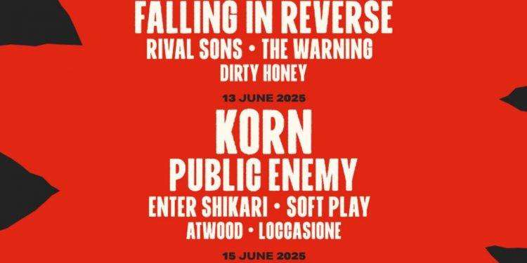 Firenze Rocks 2025, il programma e la lineup completa dei cantanti