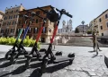 Via a Cagliari al nuovo servizio di monopattini a noleggio