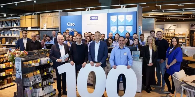 La catena danese dei mobili Jysk supera i 100 negozi in Italia: apre anche a Olbia