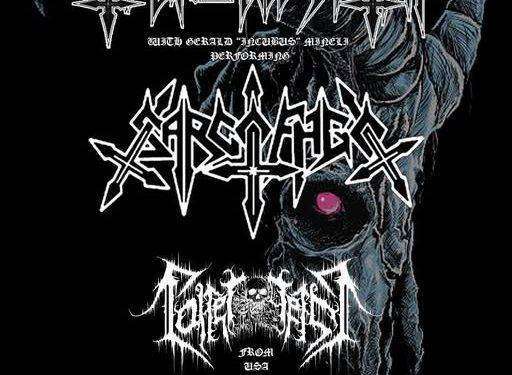 Unica data italiana dei Sarcòfago di Gerardo “Incubus” Minelli