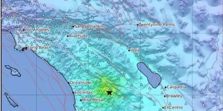 Terremoto di magnitudo 5.2 vicino a San Diego