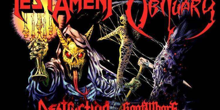 Testament e Obituary: una data a ottobre a Trezzo sull’Adda con i Destruction